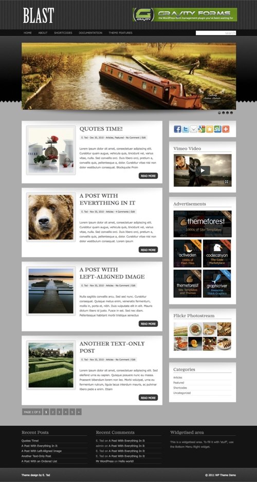 blast wordpress theme