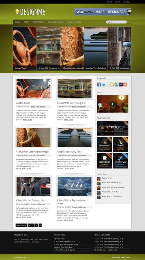 designme wordpress theme