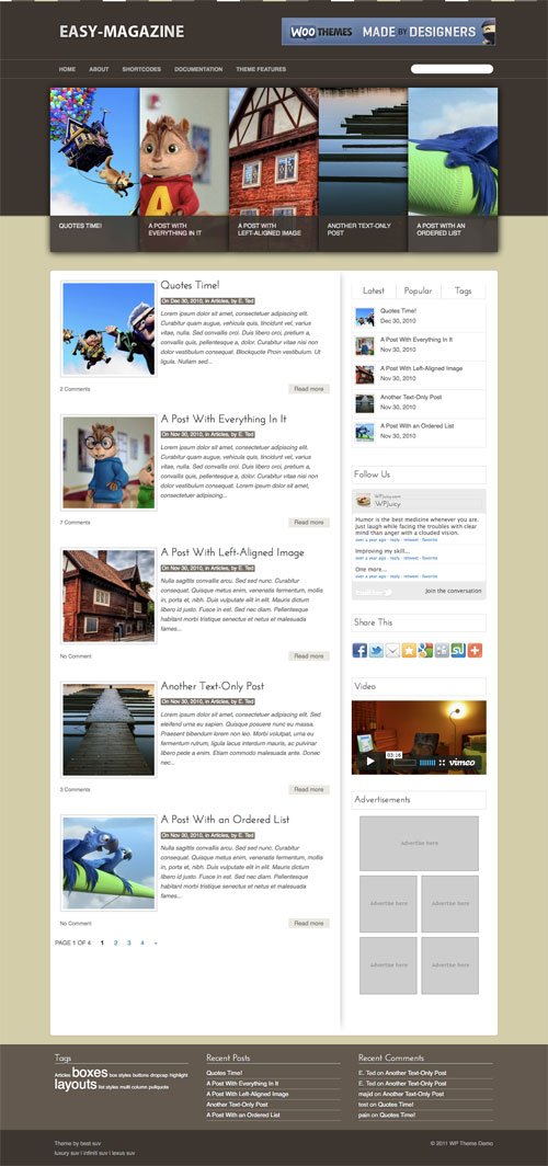 Easy-Magazine wordpress theme