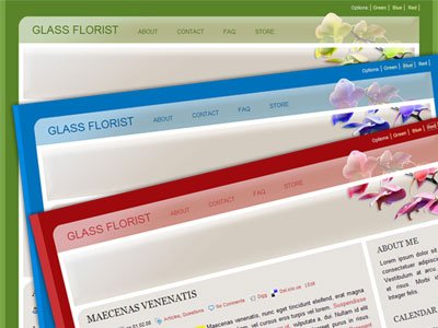 glass florist wordpress theme