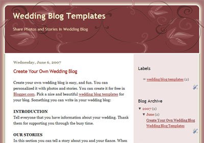 ornament theme blogger template