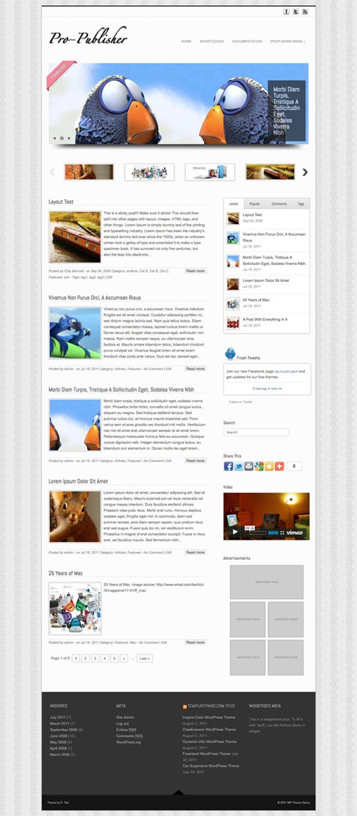 Pro-Publisher wordpress theme