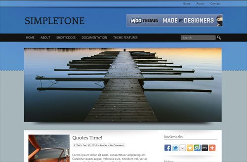 simpletone wordpress theme