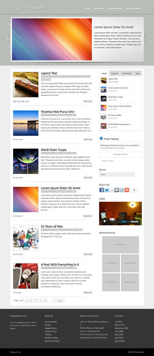 Life-Lessons wordpress theme