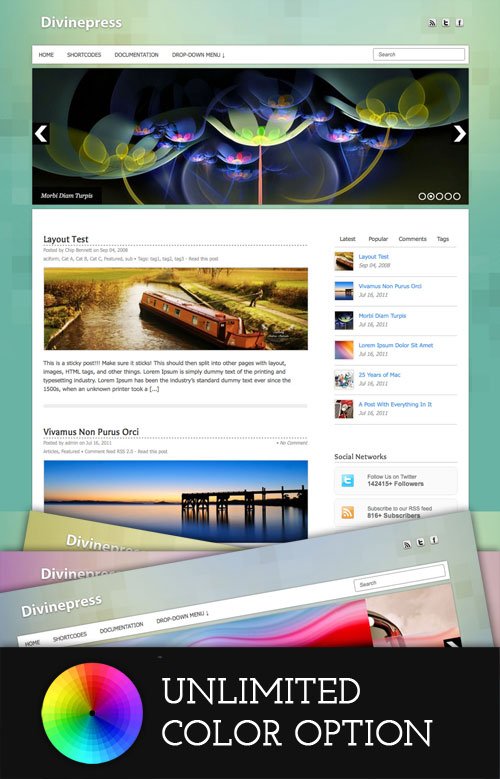 Divinepress wordpress theme