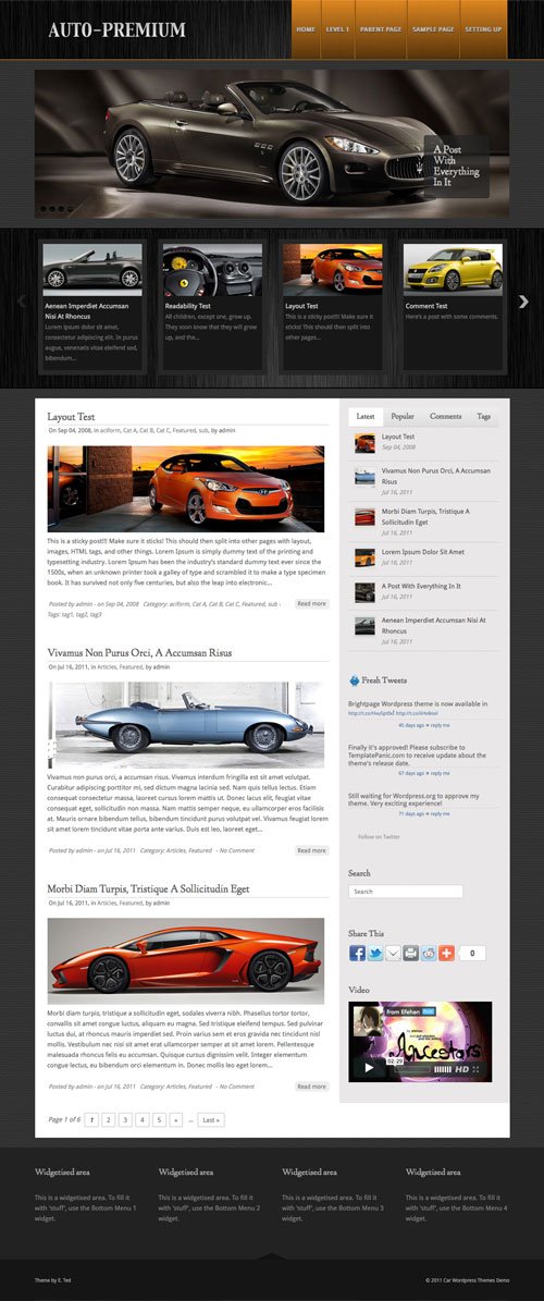 Auto-Premium WordPress Theme